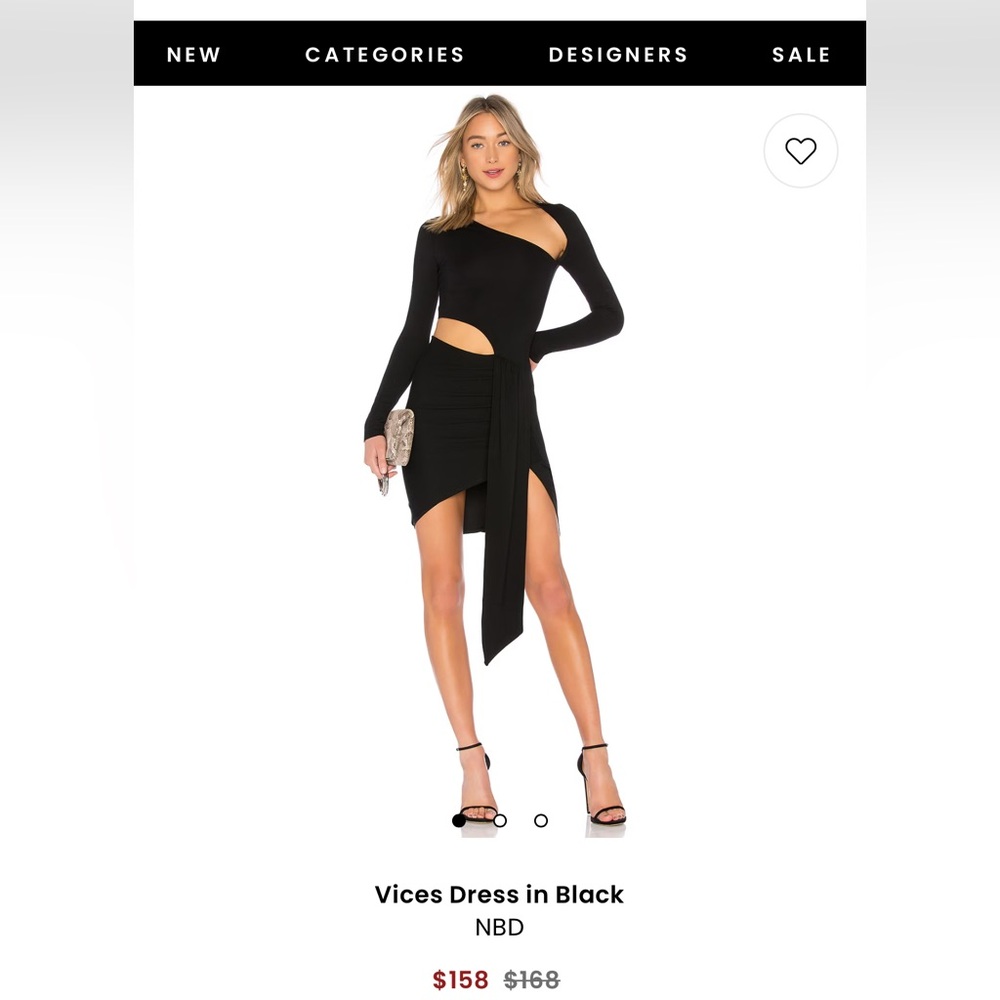 NBD Black Vices Dress